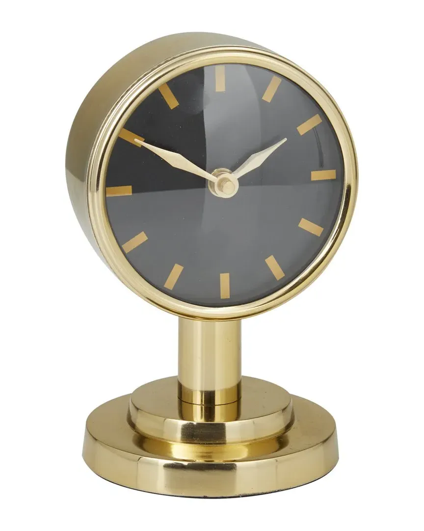 Stainless Steel Clock - Gold