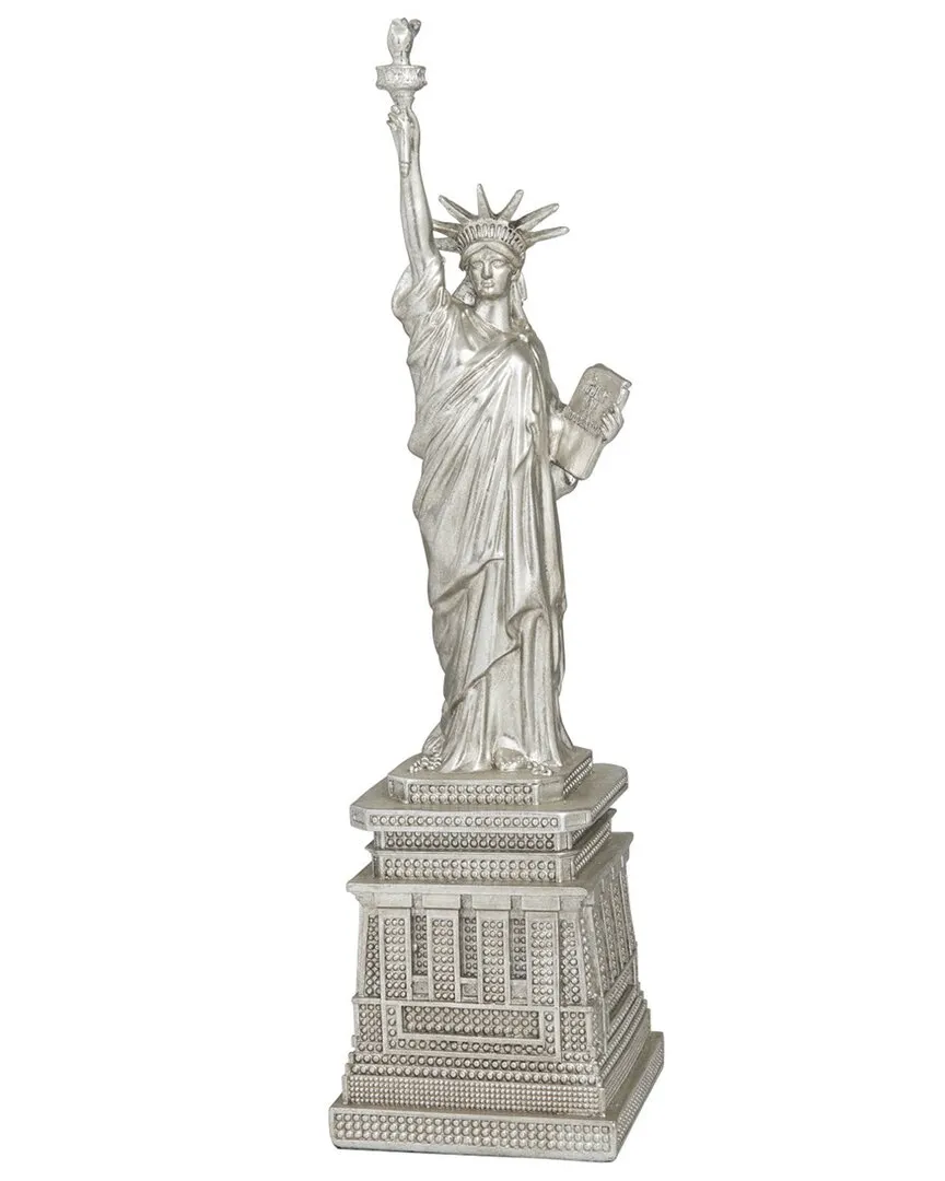 Statue of Liberty Decorative Sculpture - Silver, Polystone image