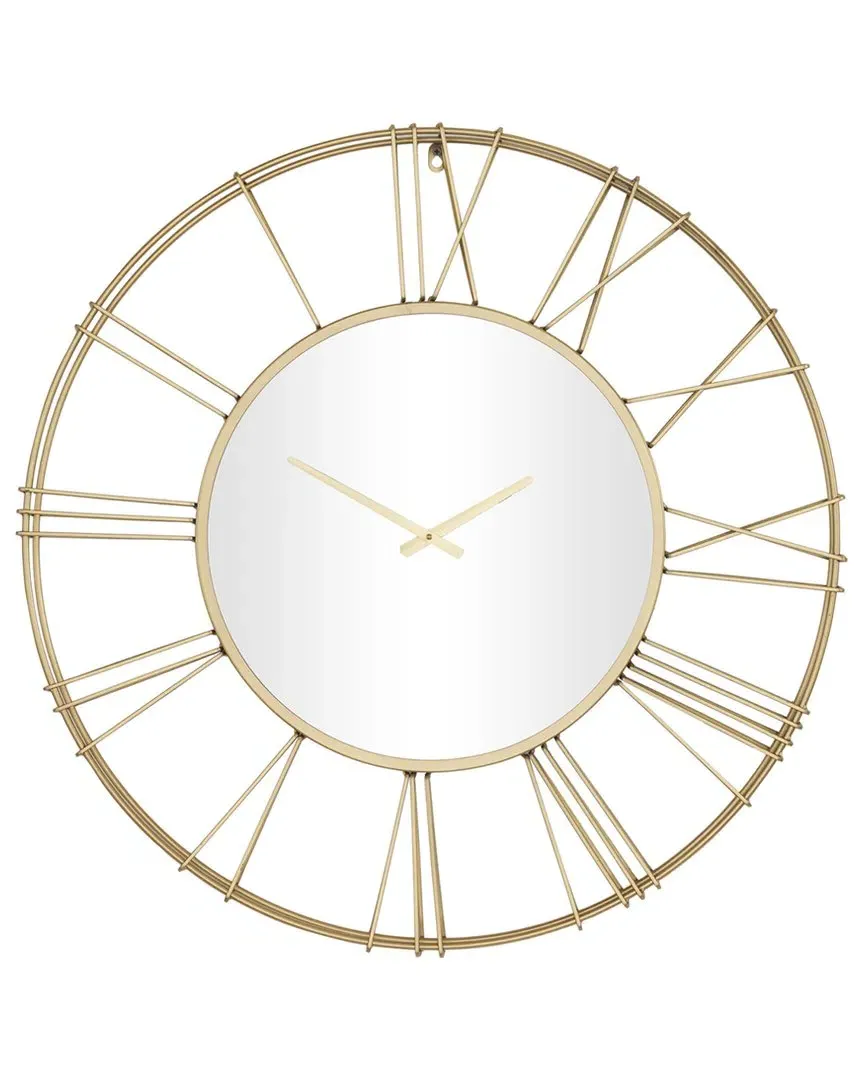 Wall Clock - Gold, Metal