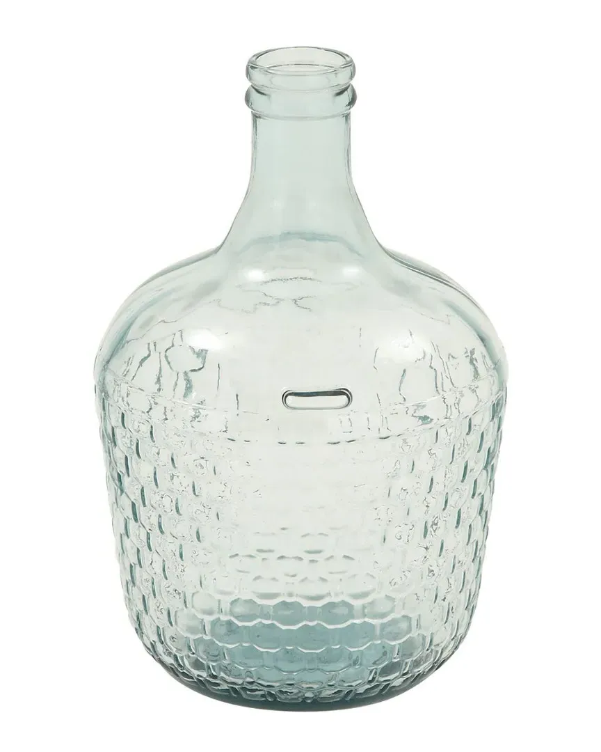 Wide Jug Bottle Vase - Clear Glass image