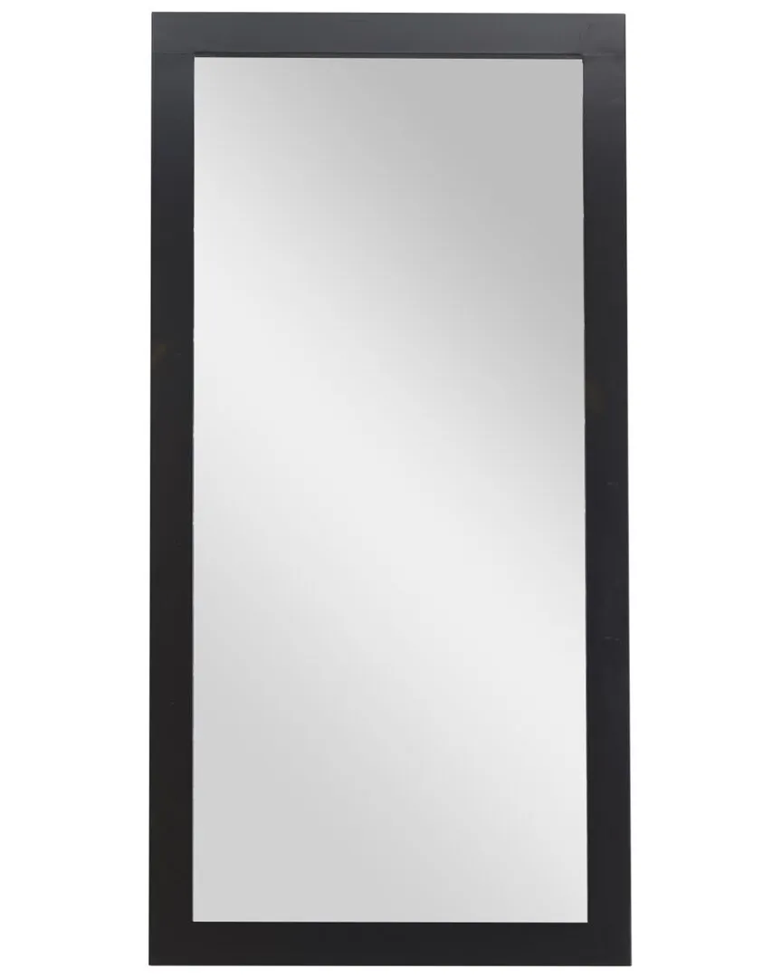 Wood Wall Mirror - Black