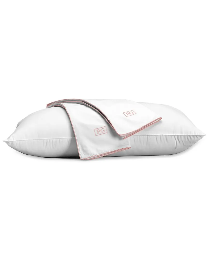 100% Cotton Sateen Pillow Protector - White image