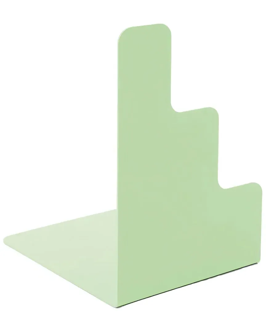 Steps Bookend - Green, Acrylic image