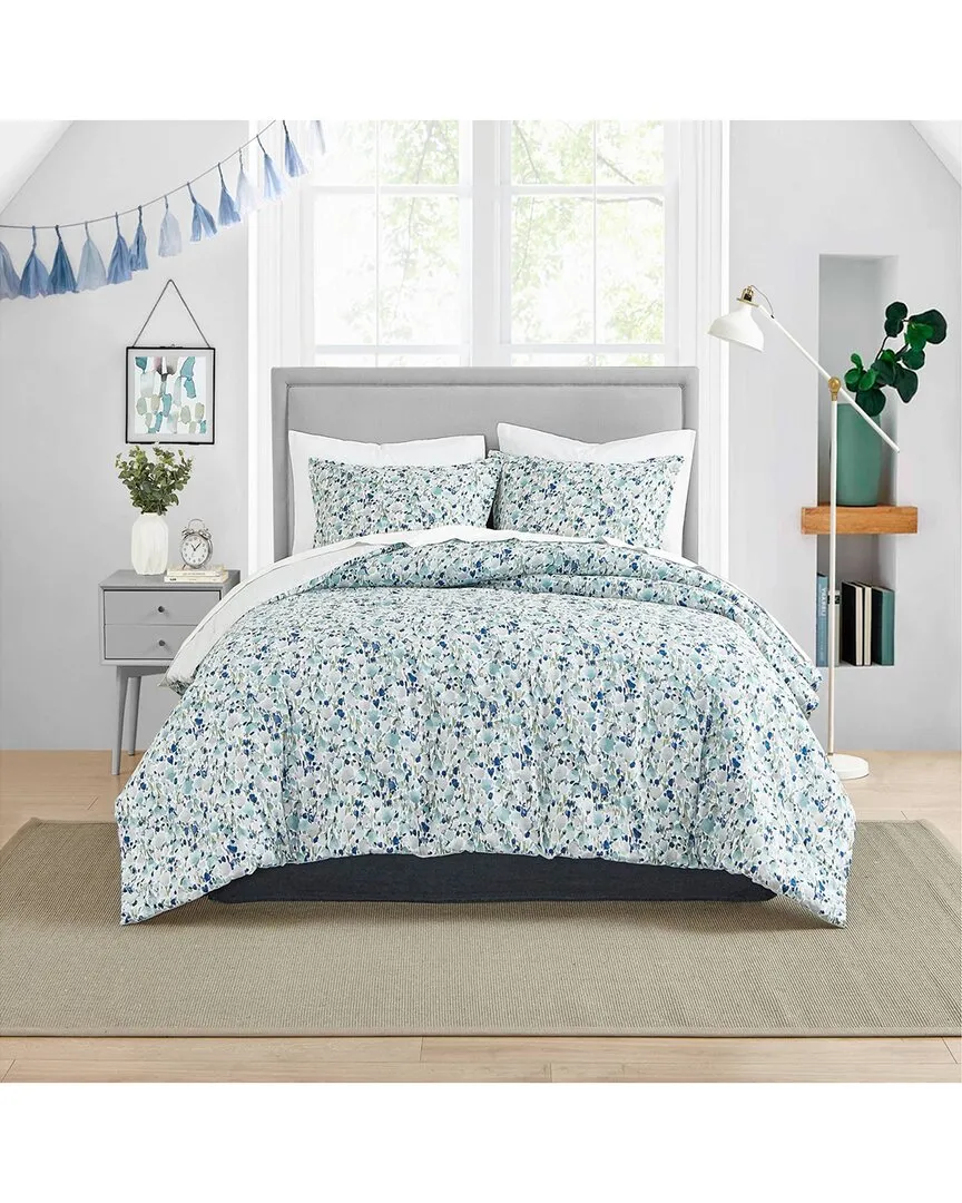 Olivia Comforter Set - Blue, Cotton image