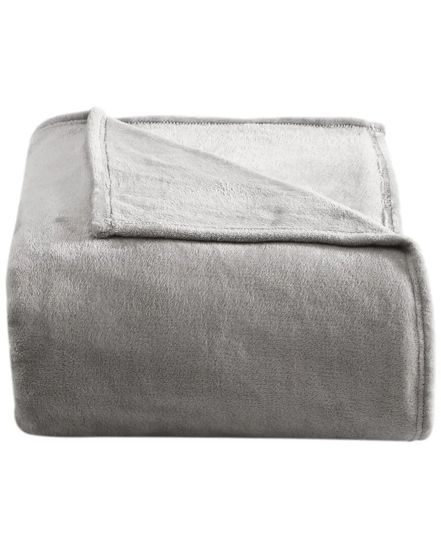 P&F Ultra Soft Plush Fleece Blanket - Smoke, Polyester