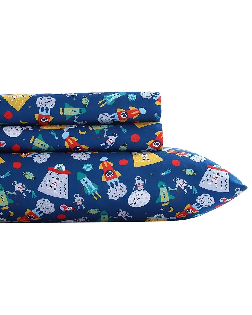 Space Kids Sheet Set - Blue, Microfiber image