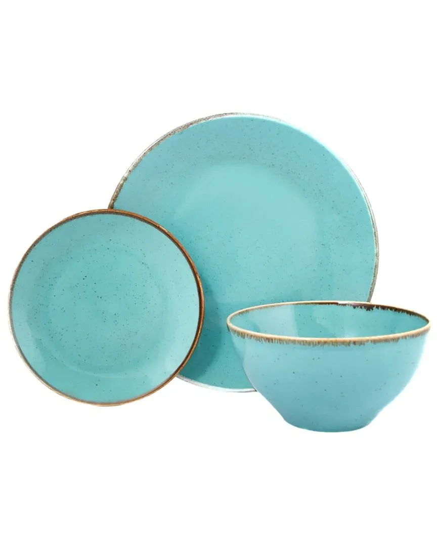 Seasons 3-Piece Place Setting - Turquoise, Porcelain