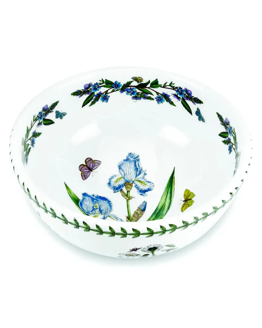 Botanic Garden Salad Bowl - White, Earthenware