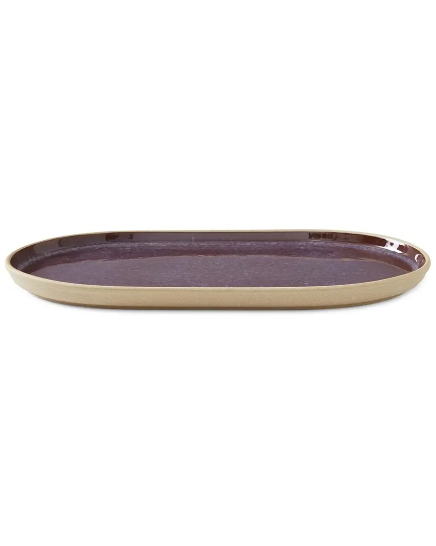 Portmeirion Minerals Large Oval Platter - Purple image
