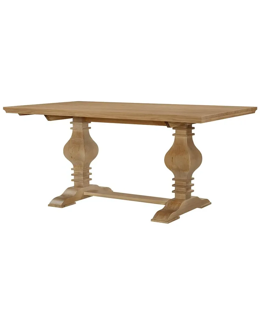 Banks Double Pedestal Dining Table - Rustic Honey, Pine image