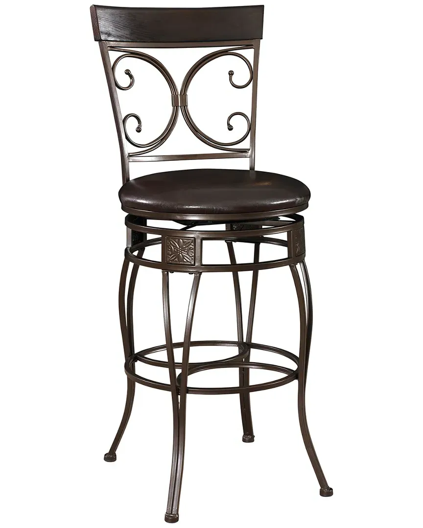 Big & Tall Bar Stool - Brown, Metal image