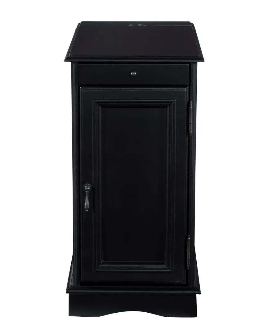 Butler Accent Table with Storage - Black image