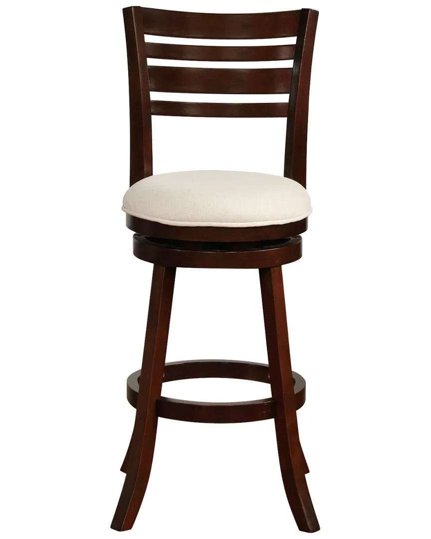 Clive Bar Stool with Footrest - Cream image