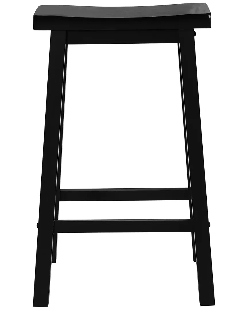 Dean Bar Stool - Antique Black, Rubberwood