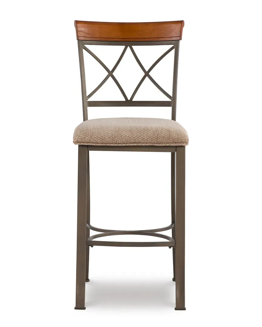 Heidi Barstool - Taupe, Cherry Wood image