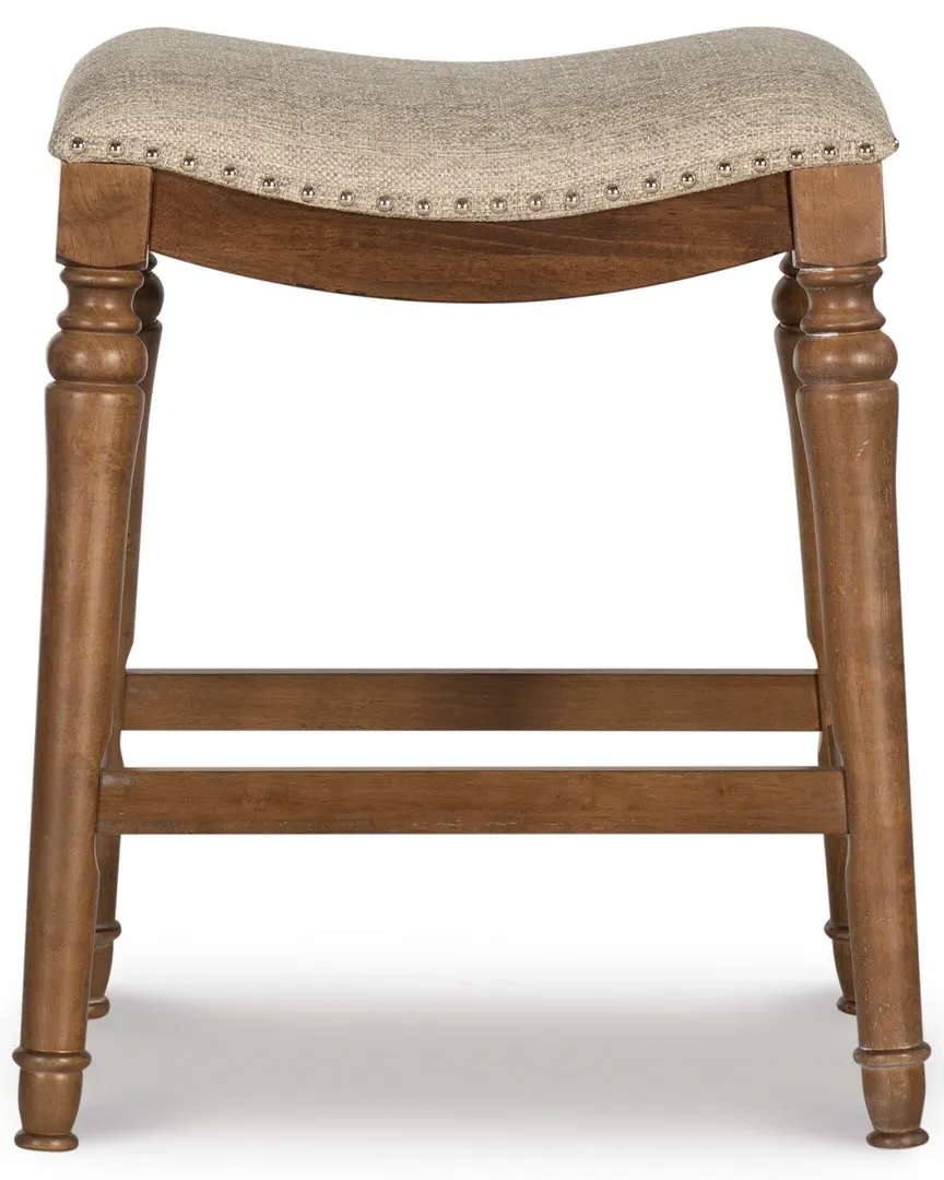 Mason Counter Stool - Brown, Linen image