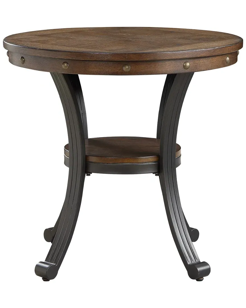 Wyatt Side Table with Shelf - Oak image