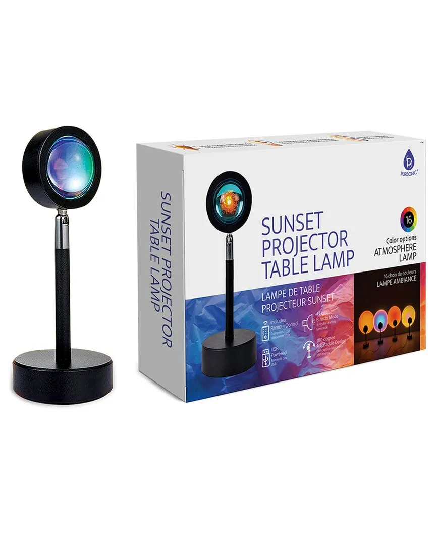 Sunset Projector Table Lamp - Black image