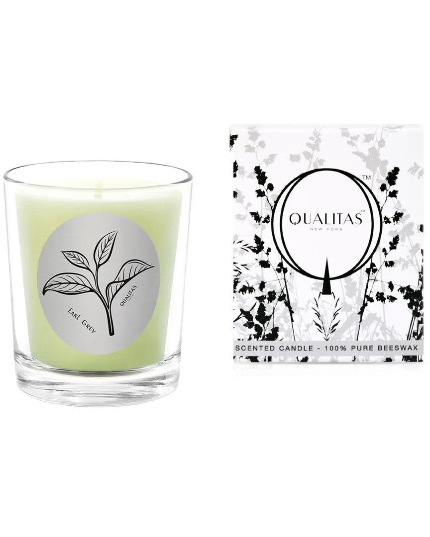 Earl Grey 6.5oz Beeswax Candle - Beeswax image