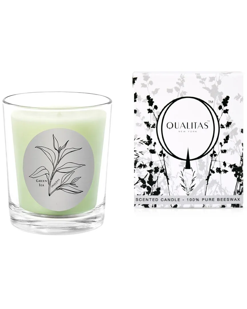 Green Tea 6.5oz Beeswax Candle