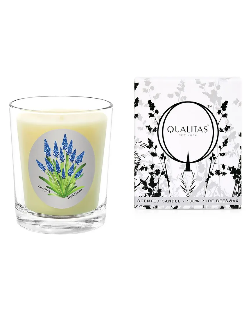 Hyacinth 6.5oz Candle - White, Beeswax