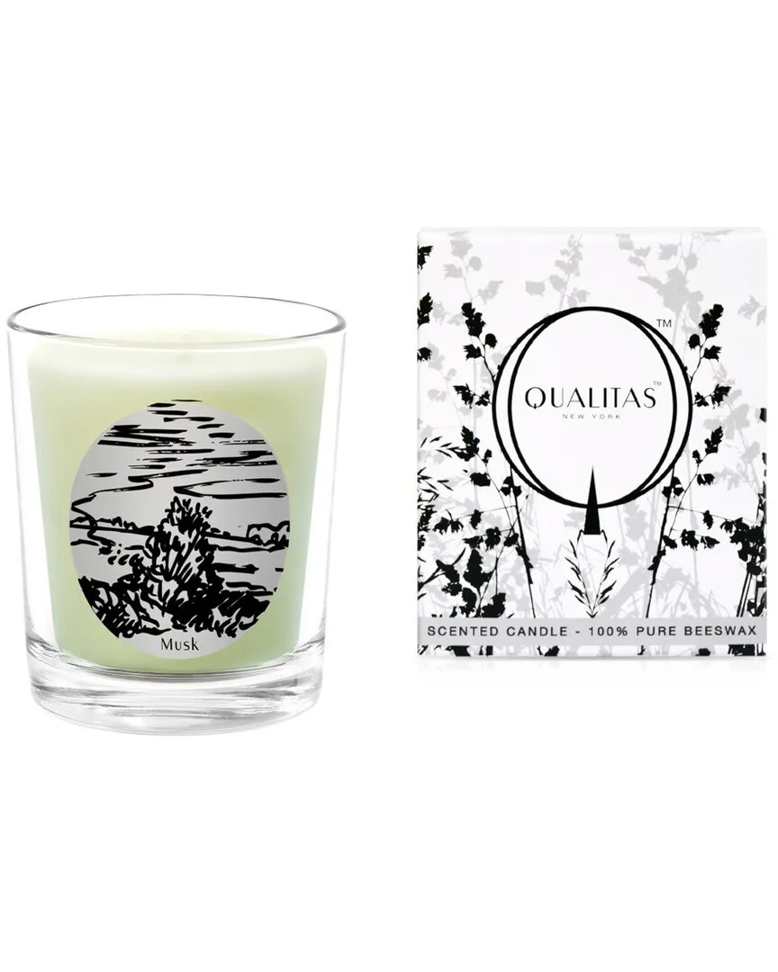 Musc 6.5oz Beeswax Candle