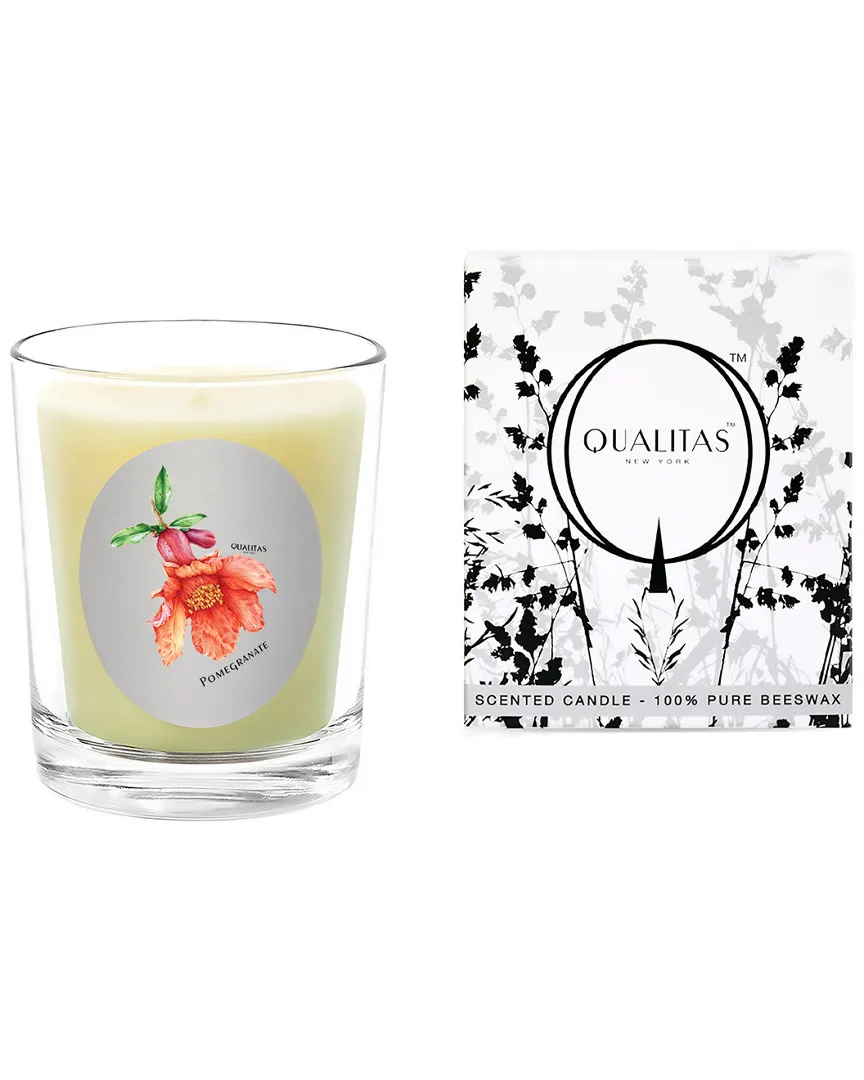 Pomegranate Candle - White Beeswax image