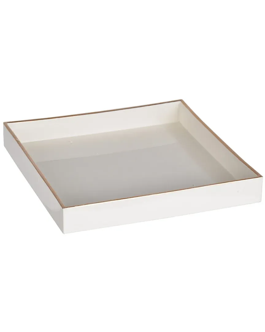 Home Mimosa Square Tray - White image