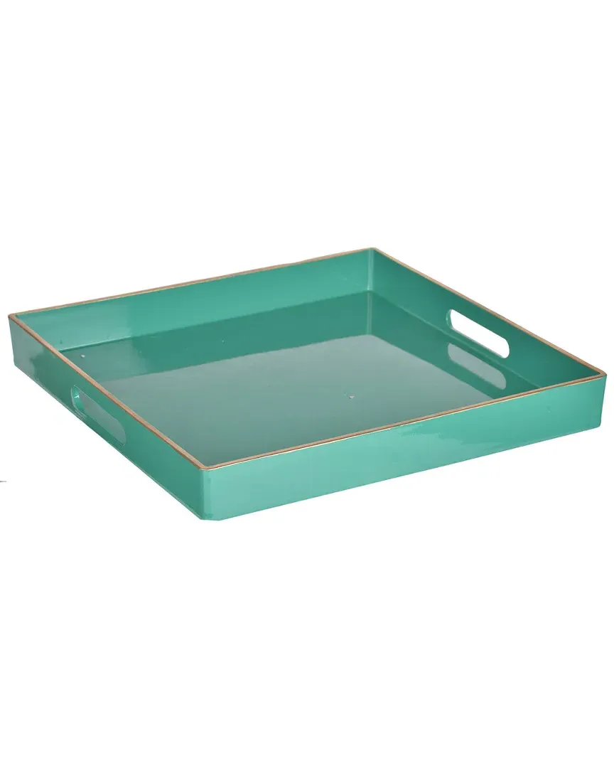 Mimosa Square Tray - Green