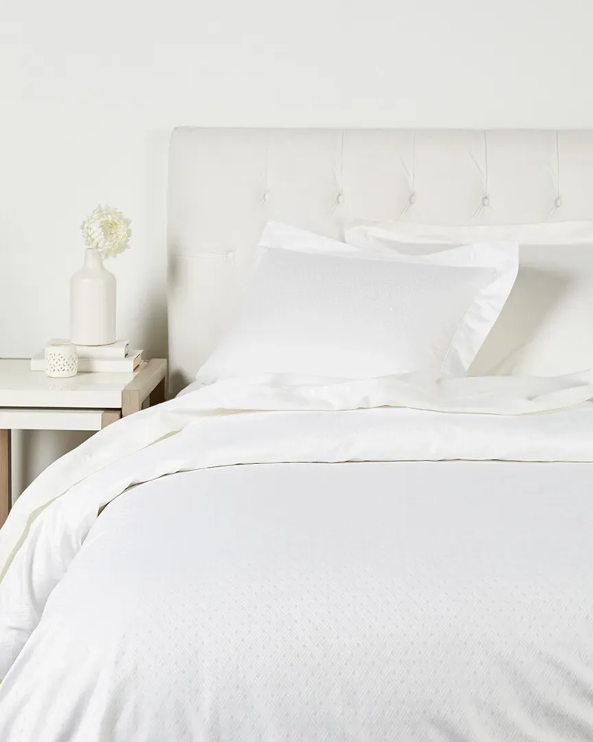Bedford Duvet Collection - White, Cotton image
