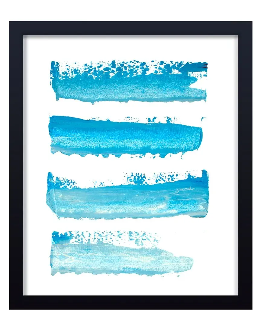 Abstract Water No 2 Framed Print Wall Art - Black Pine image