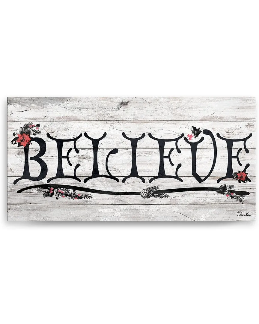 Believe III Canvas Wall Art by Olivia Rose