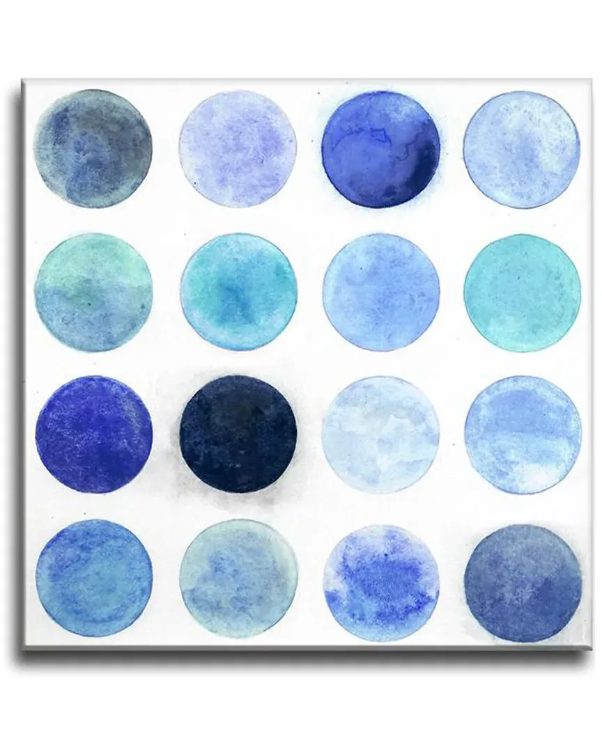 Blue Moons II Wrapped Canvas Wall Art image