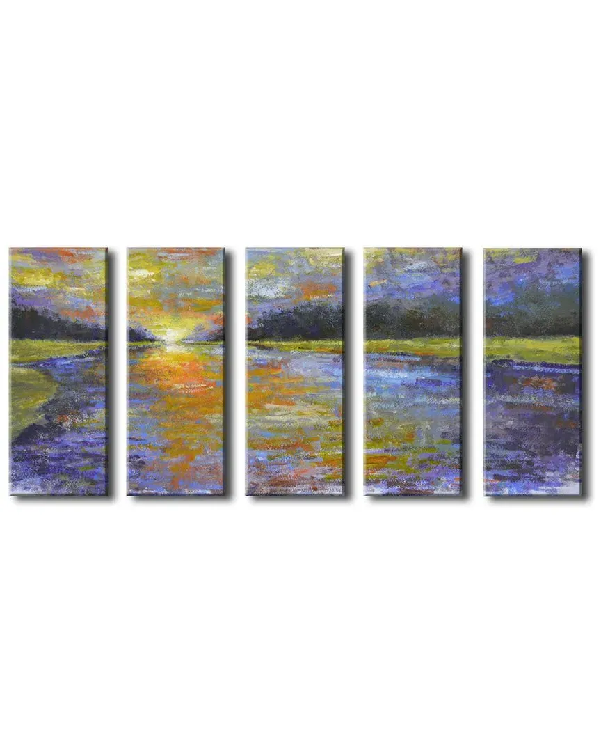 Canyon Sunset 5pc Wrapped Canvas Wall Art by Norman Wyatt image