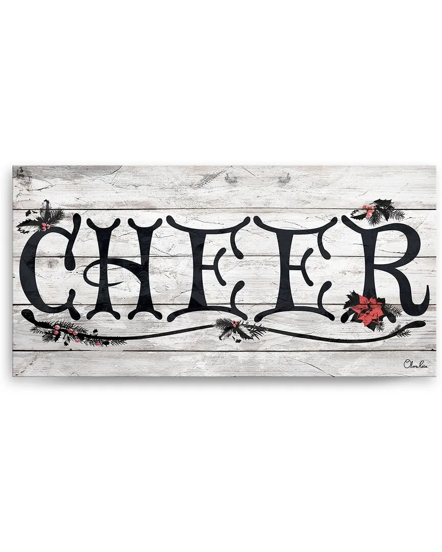 Cheer Canvas Wall Art by Olivia Rose