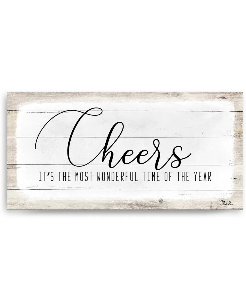 Cheers Canvas Wall Art by Olivia Rose