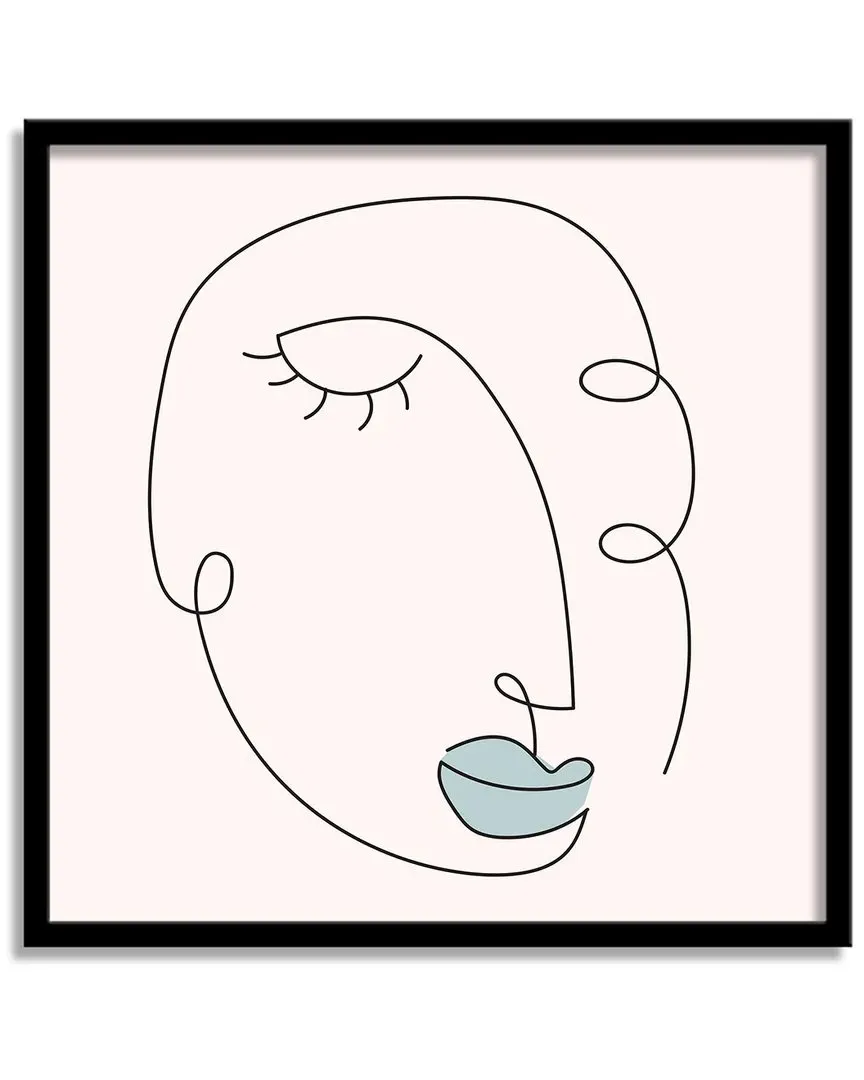 ChiChi Decor Joie Contour VI Framed Print Wall Art - Pine