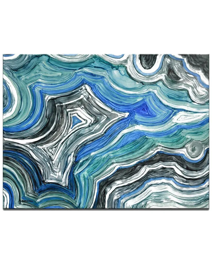 Cool Agate Wrapped Canvas Wall Art by Norman Wyatt image