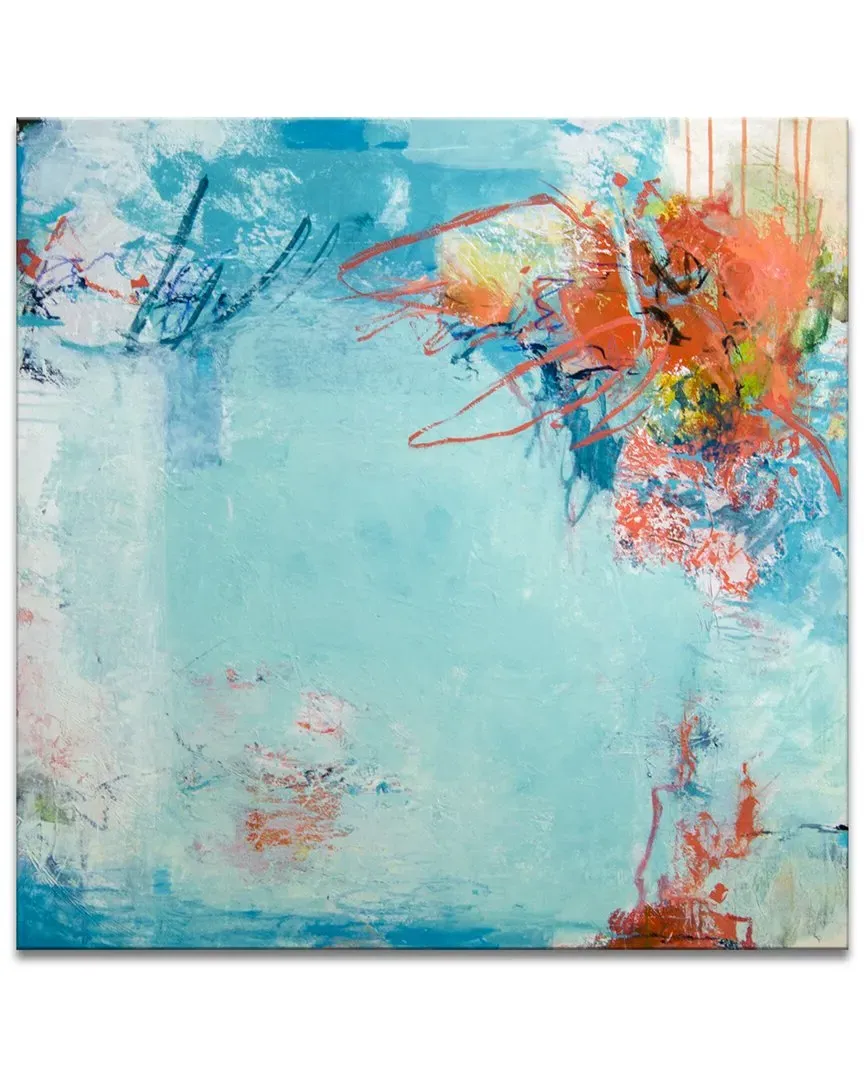 Coral Anemone Wrapped Canvas Wall Art image