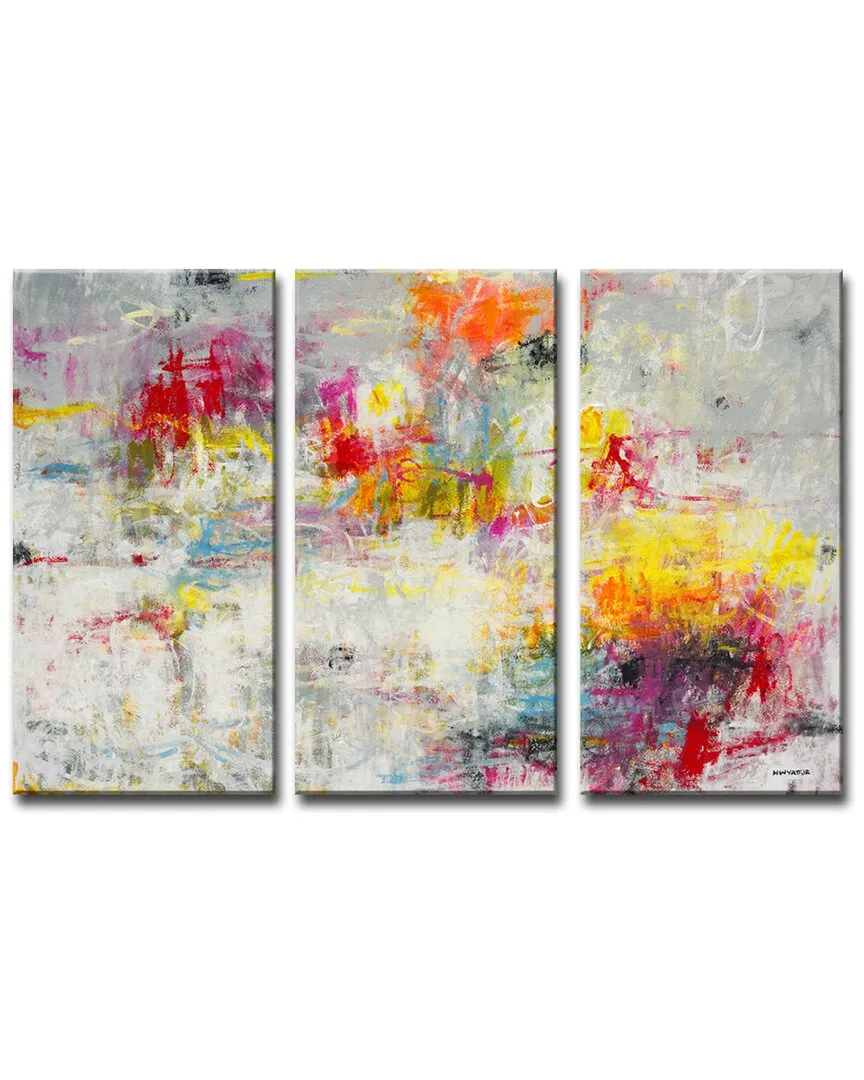 Day in the Sun 3pc Canvas Wall Art by Norman Wyatt