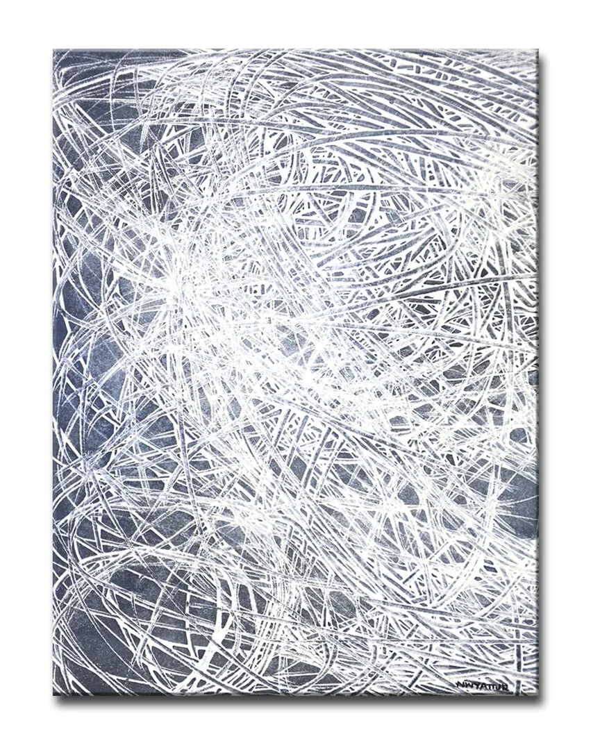 Denim Threads I Wrapped Canvas Wall Art image