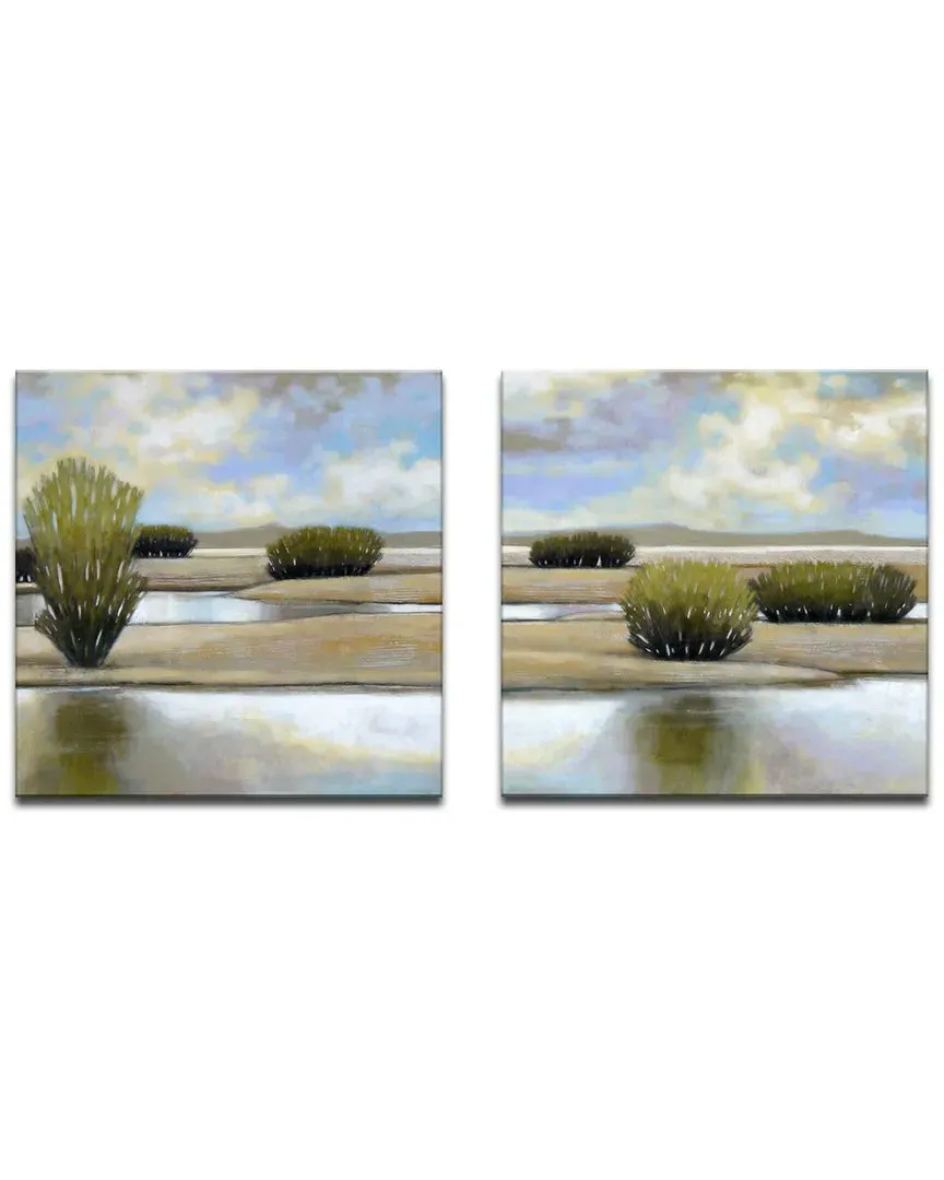 Desert Pools I/II Canvas Wall Art Set image