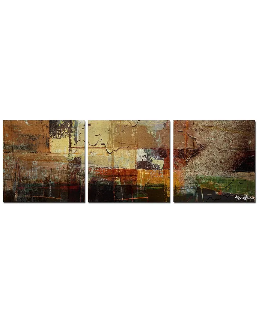 Earth Tone Abstract IV Canvas Wall Art Set