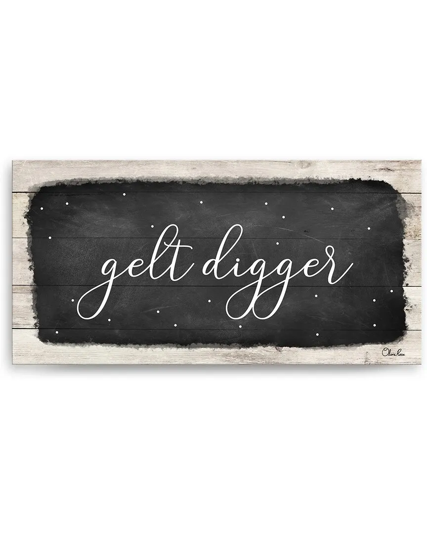 Gelt Digger Canvas Wall Art by Olivia Rose