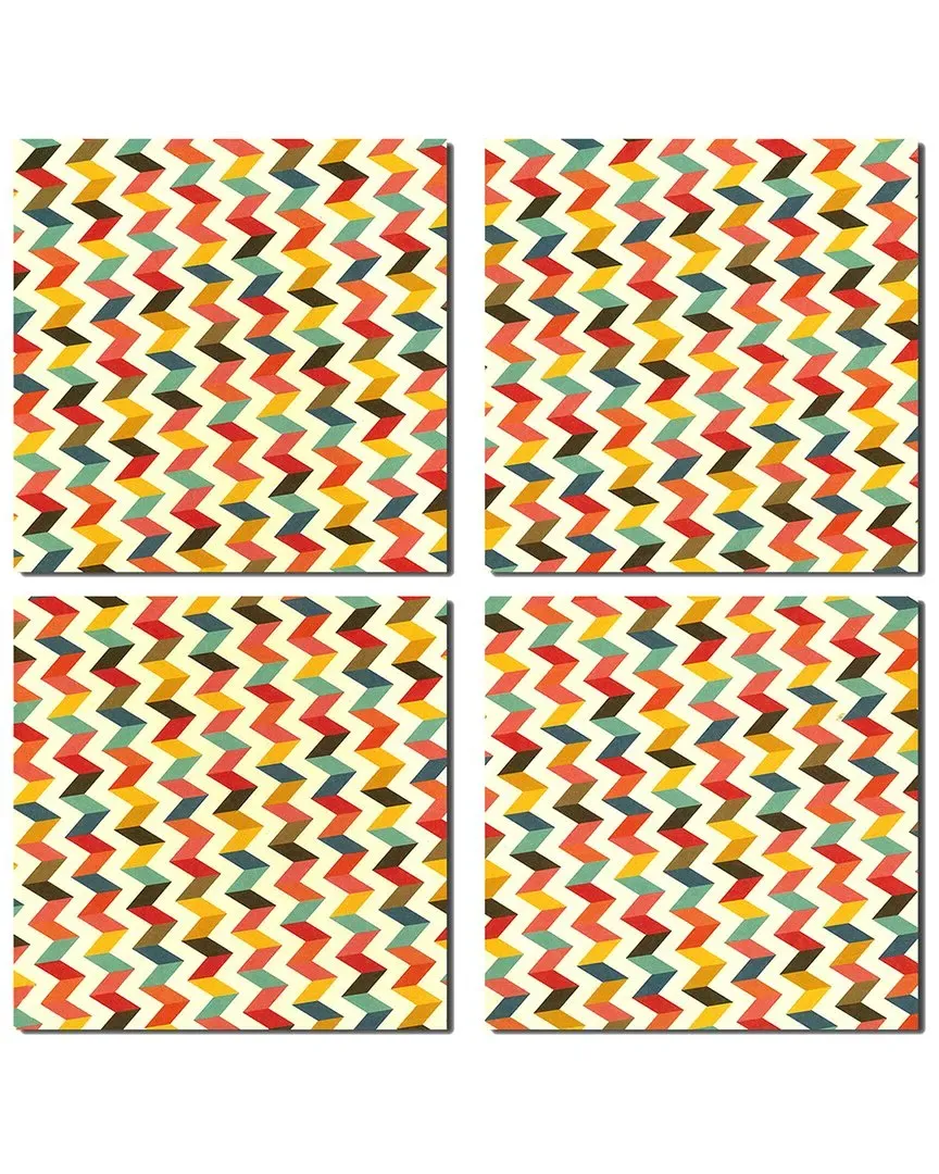 Geometric Study IV 4pc Canvas Wall Art by Tristan Scott image