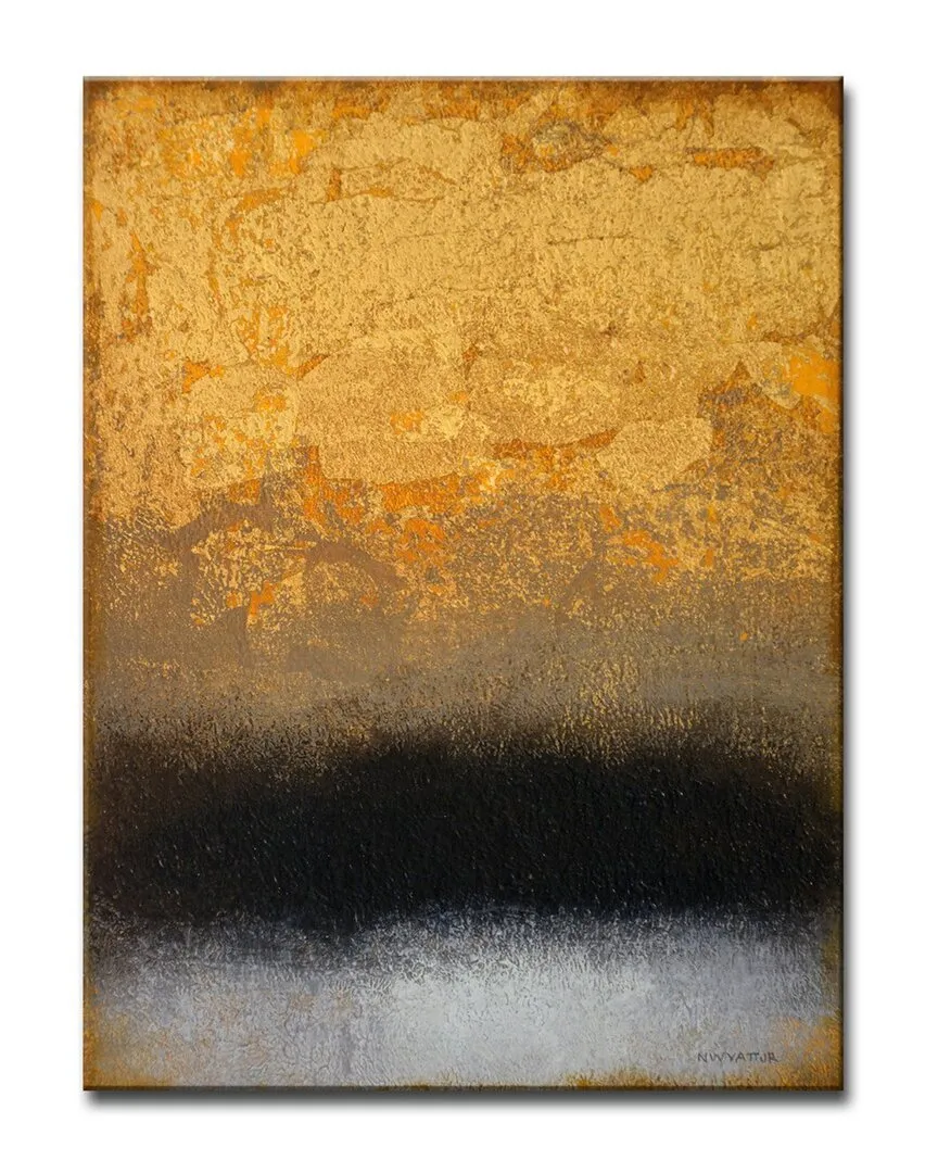 Gilded Skies Wrapped Canvas Wall Art image