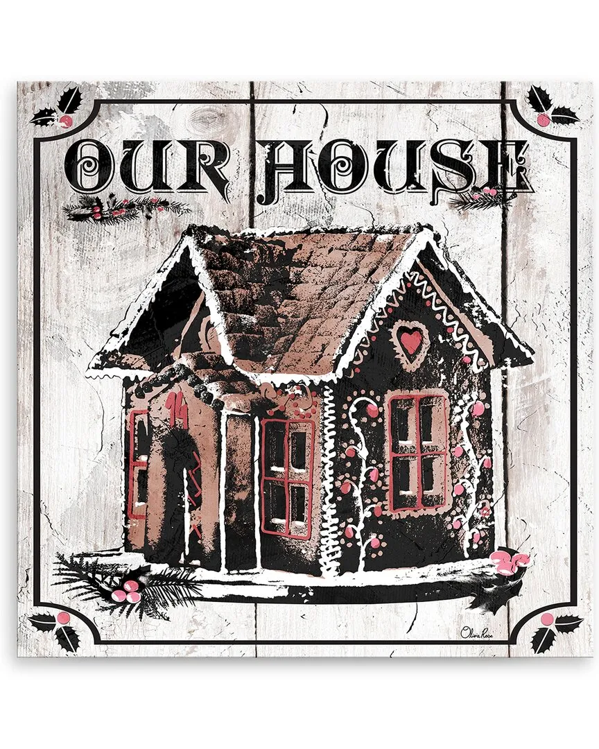 Gingerbread House Canvas Wall Art by Olivia Rose