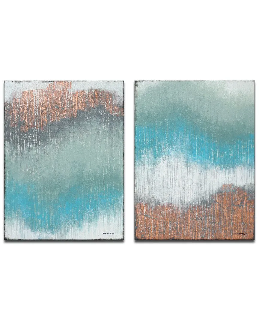 Heron Point I/II Wrapped Canvas Wall Art by Norman Wyatt