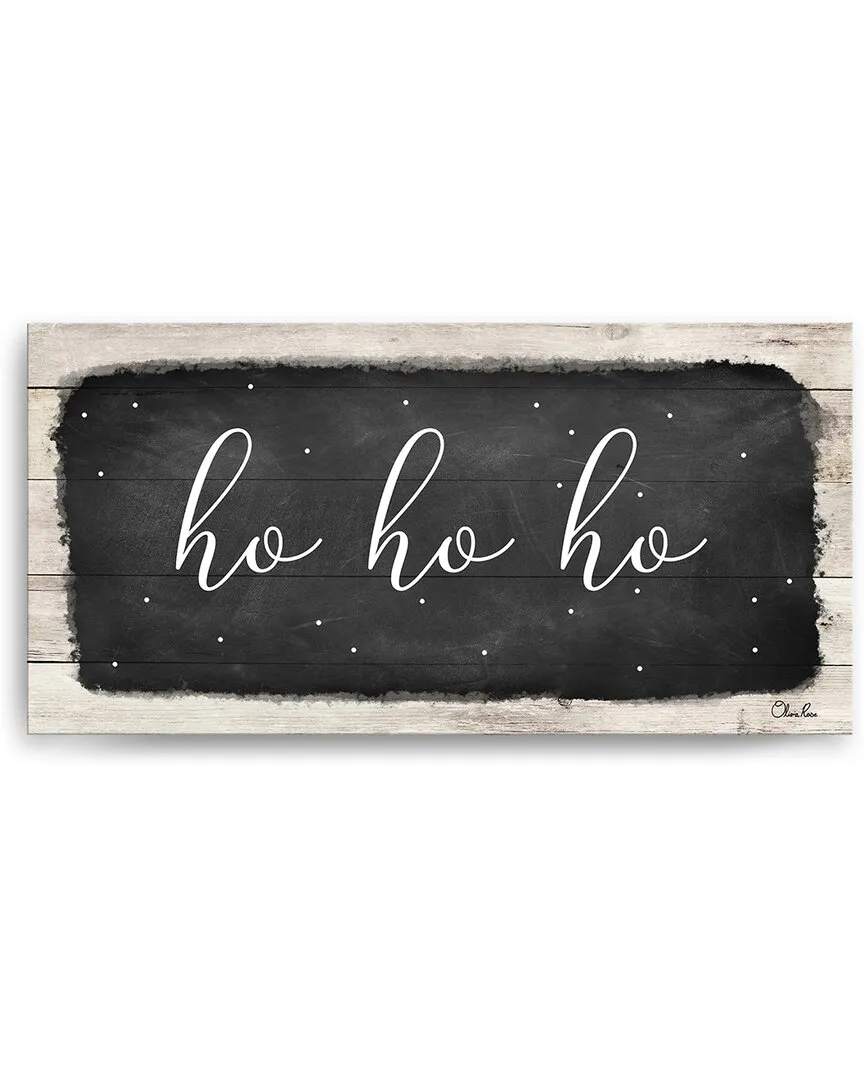 Hohoho Canvas Wall Art by Olivia Rose