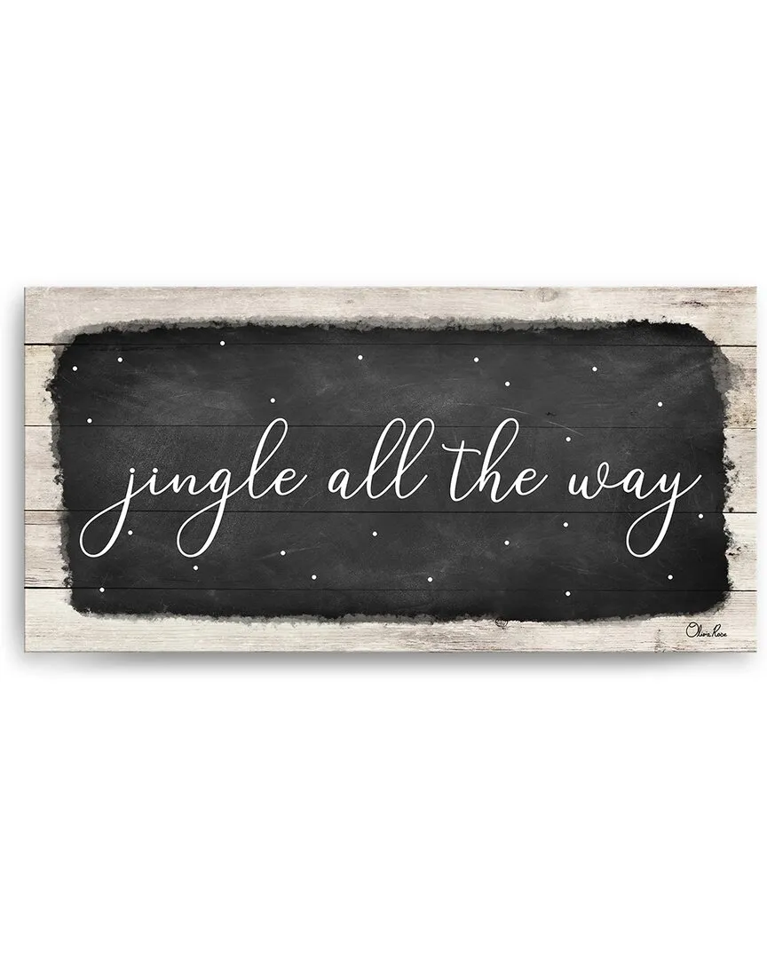 Jingle All the Way Canvas Wall Art by Olivia Rose image